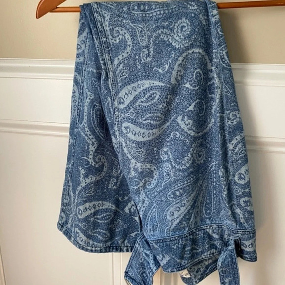 Free People Paisley Journey Flare Jean 28 - Picture 3 of 11
